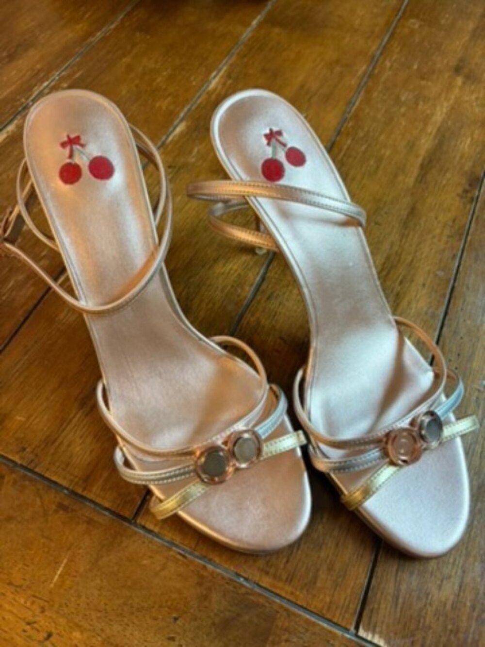 Fundae Stiletto Shoes - gold, rose gold, silver trio. BRAND NEW. SIze 10 (EU 41)